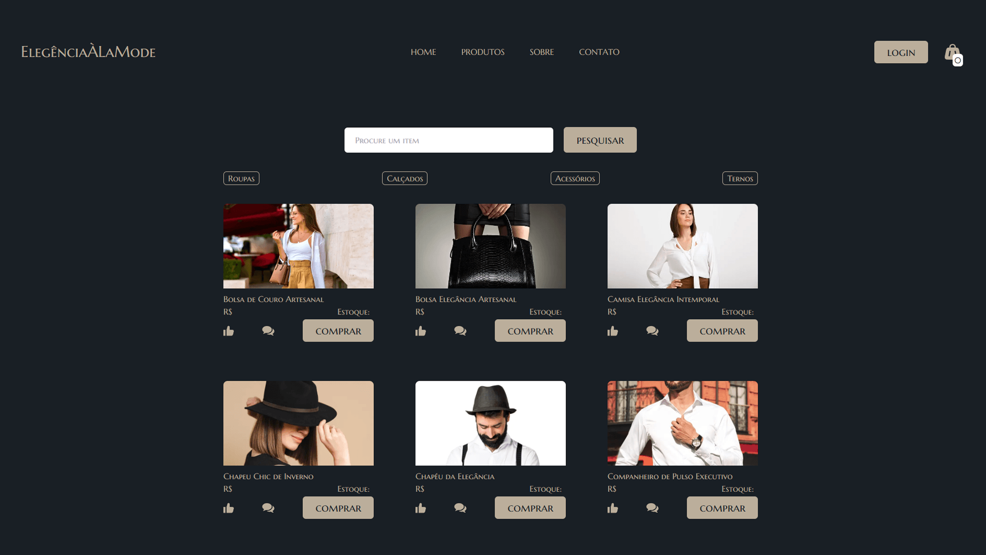 Picture of an website