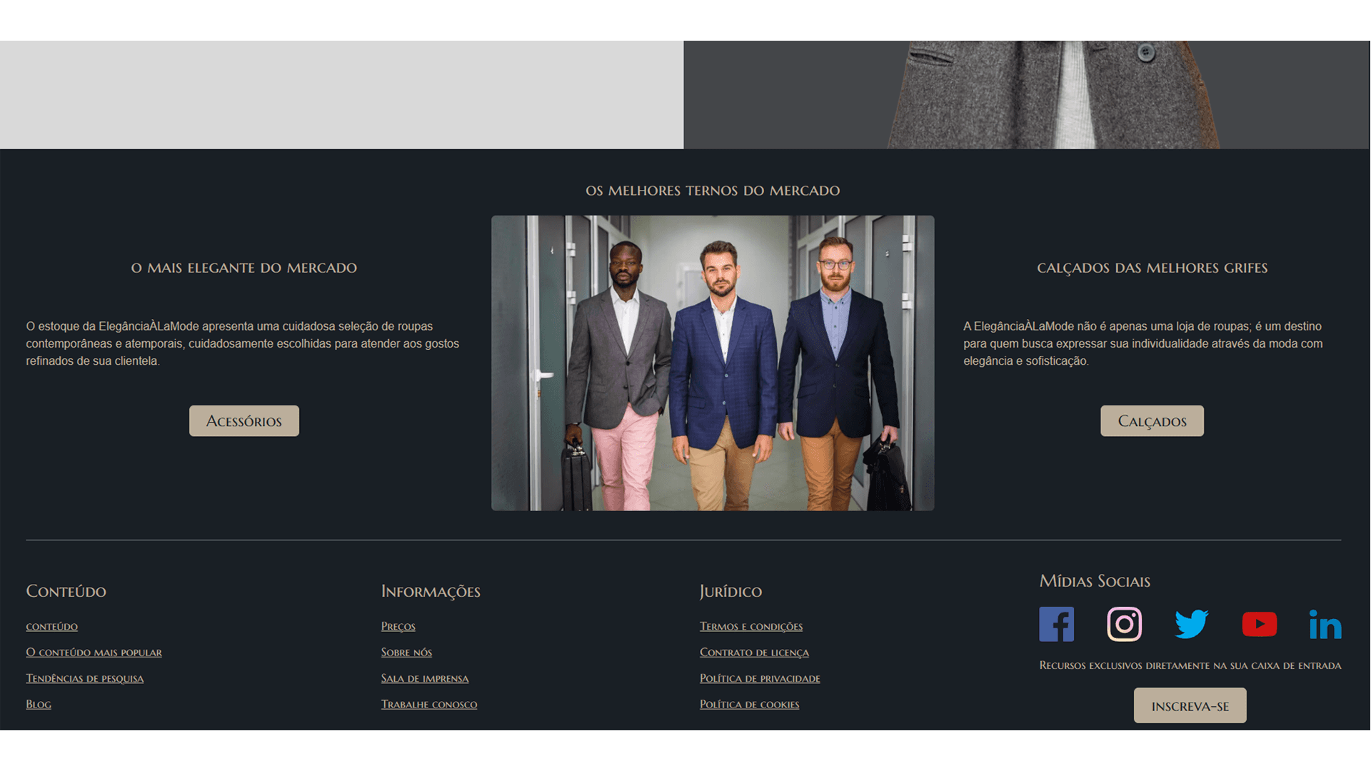 Picture of an website